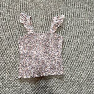 Old Navy Fitted Ruffle Top Size M